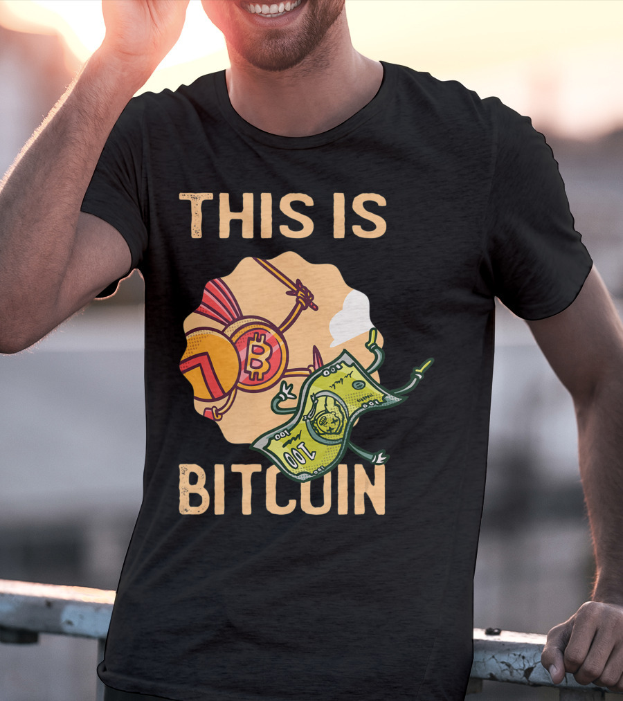 This Is Bitcoin Crypto Hodl Hold Shares Spartan Capital Bull Bear T-Shirt