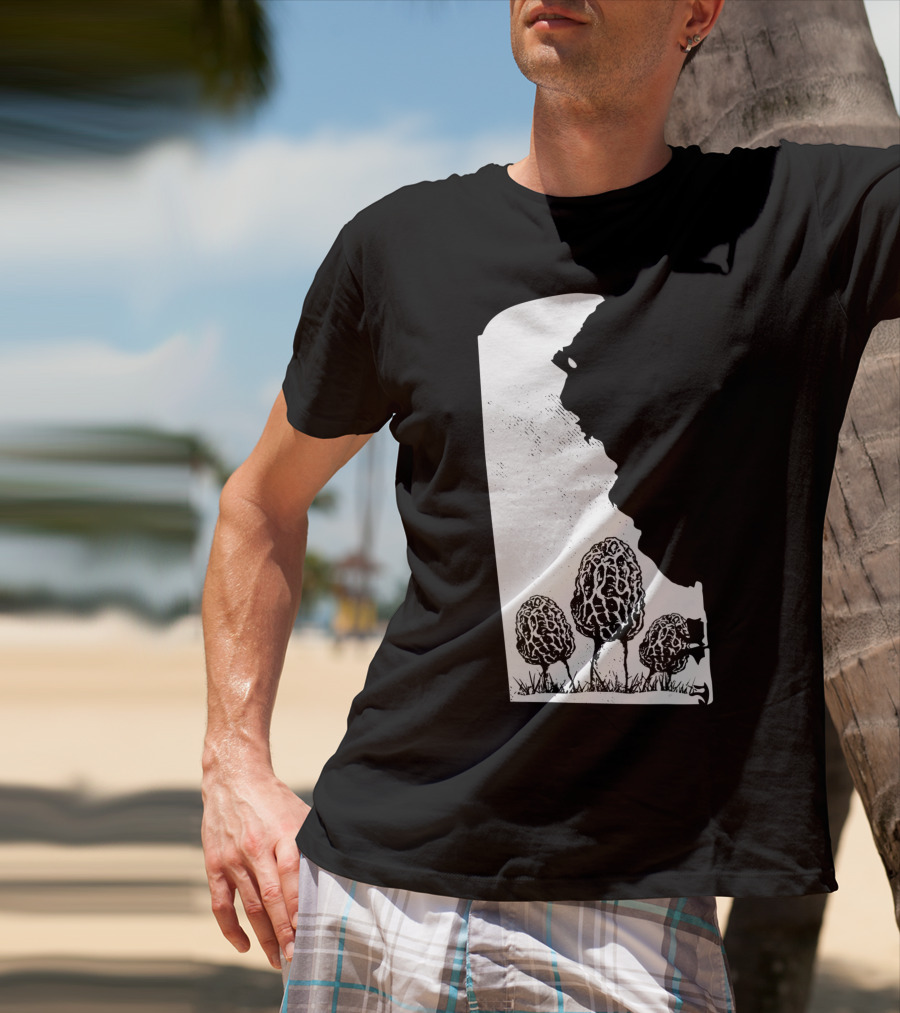Delaware Morel Mushroom Hunting Foraging Shrooming Hunter Exploration T-Shirt