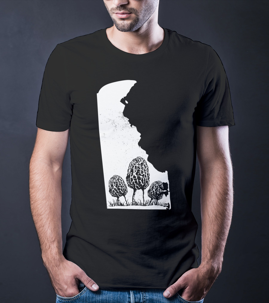 Delaware Morel Mushroom Hunting Foraging Shrooming Hunter Exploration T-Shirt