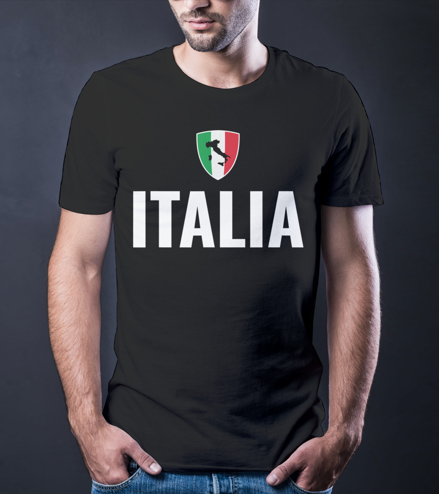 Italia Flag Italia Shield Italia T-Shirt