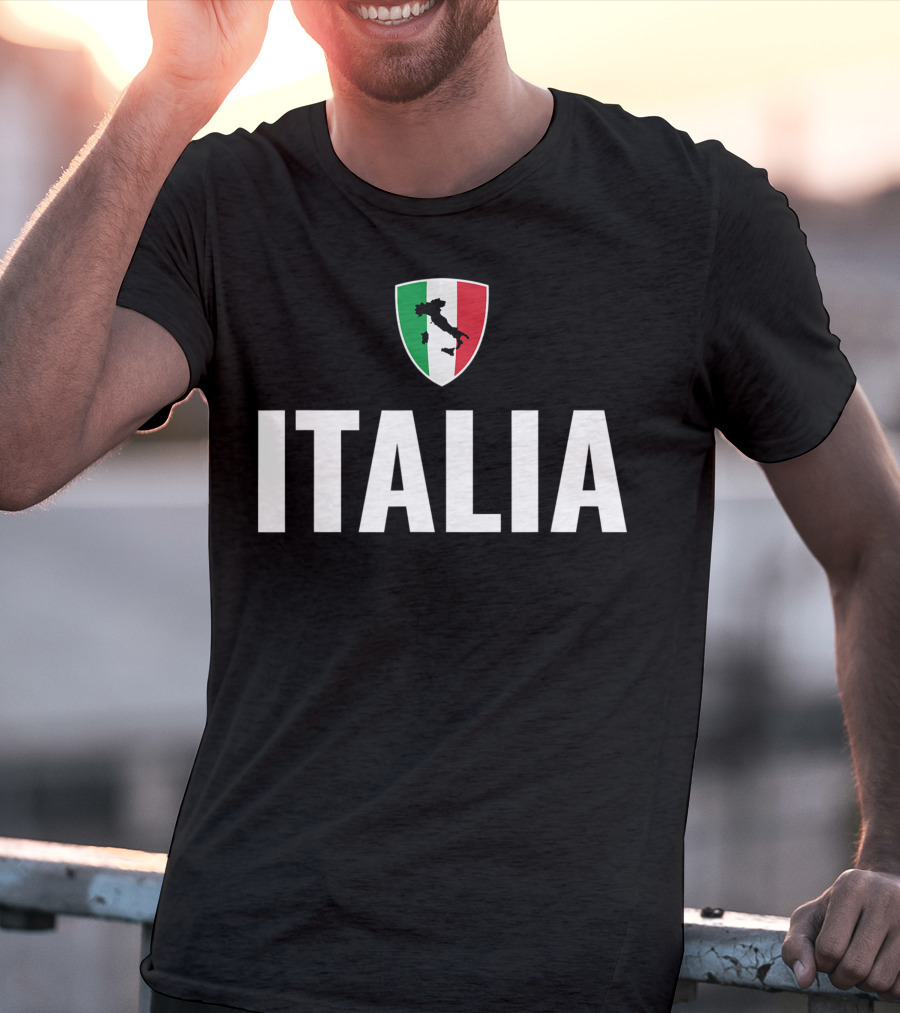Italia Flag Italia Shield Italia T-Shirt