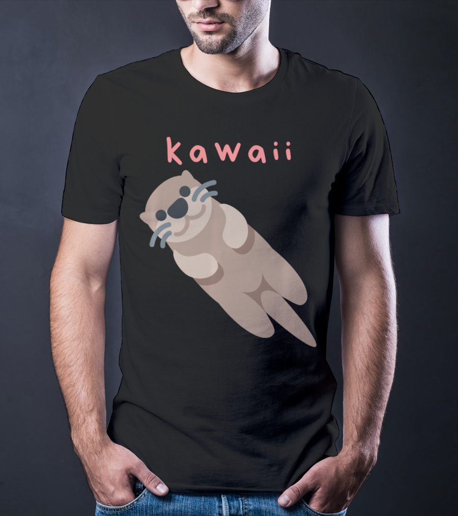Kawaii Japanese Cute Sea Otter T-Shirt