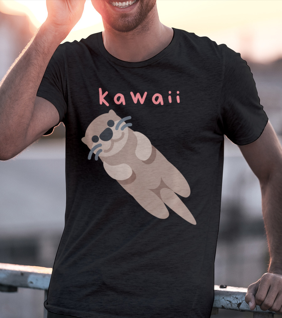 Kawaii Japanese Cute Sea Otter T-Shirt