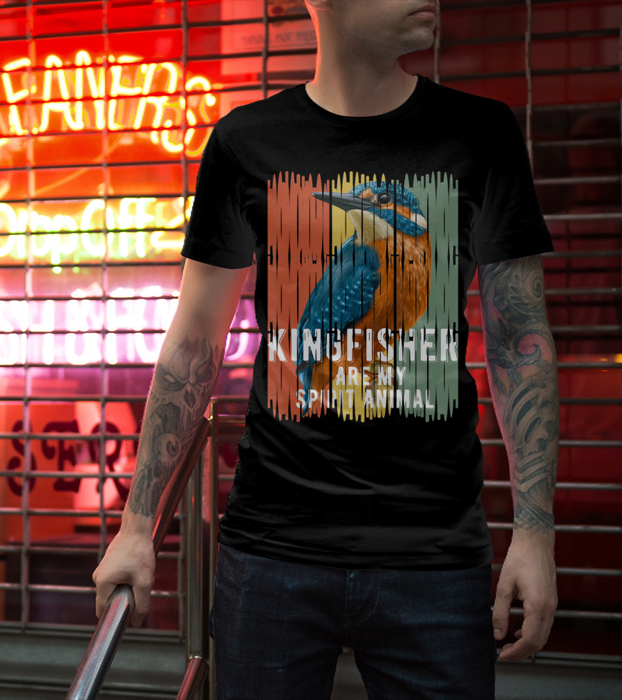 Kingfisher Are My Spirit Animal T-Shirt