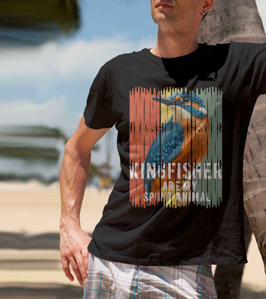 Kingfisher Are My Spirit Animal T-Shirt