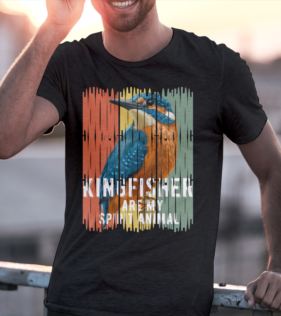 Kingfisher Are My Spirit Animal T-Shirt