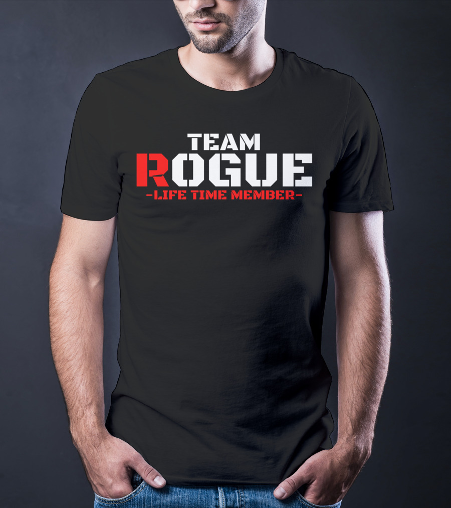 Team Rogue Life Time Member Military Style Gym Fitness Workout Training Patriotic USA T-Shirt