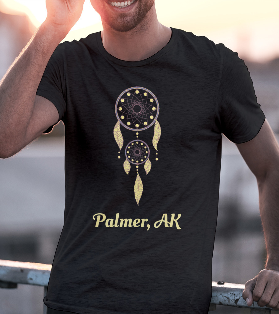 Palmer AK Dreamcatcher With Native American Feathers T-Shirt
