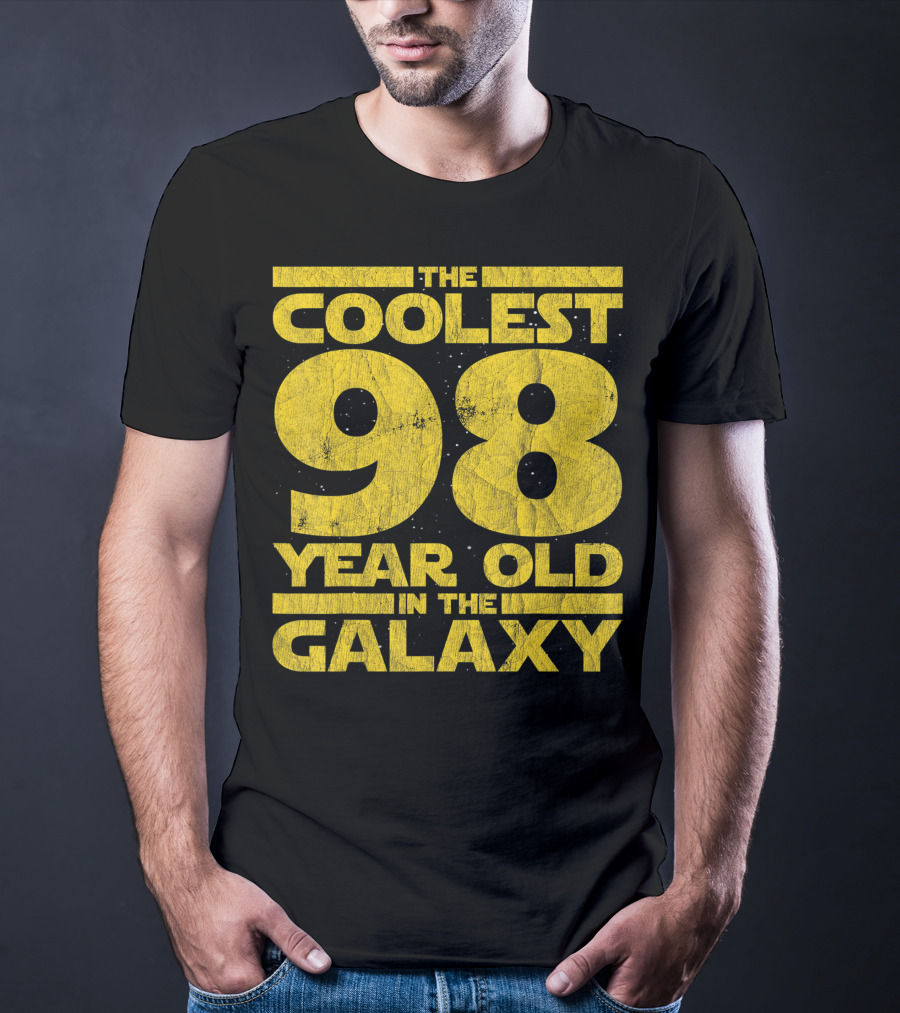 The Coolest 98 Year Old In The Galaxy Sci Fi 1923 Mens Womens Birthday T-Shirt