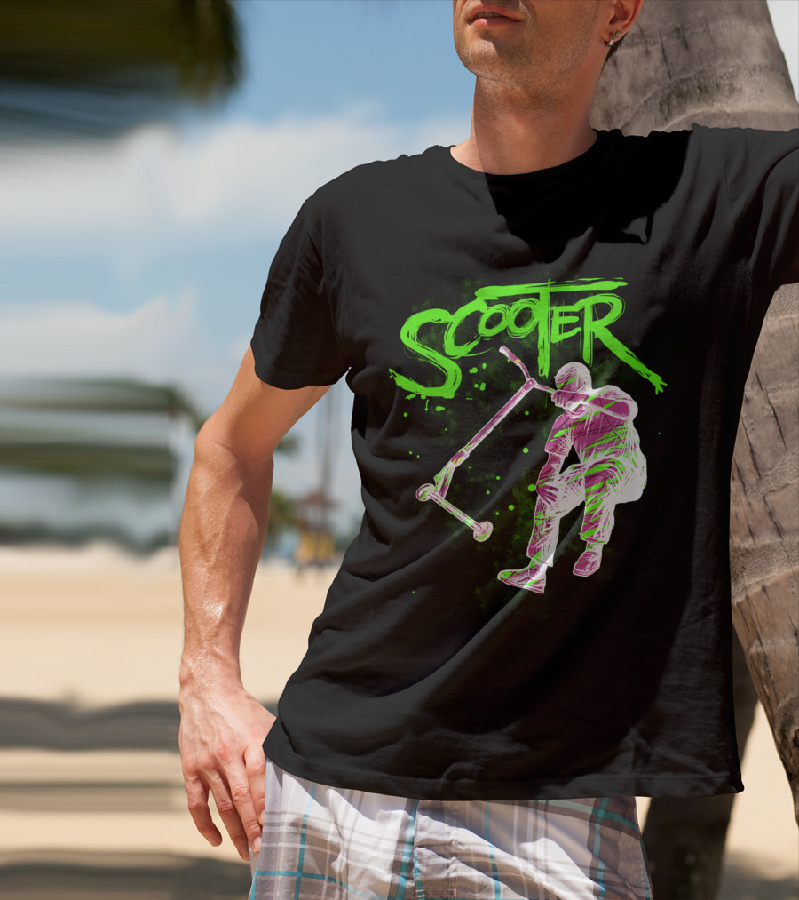 Scooter Neon Jump Action T-Shirt