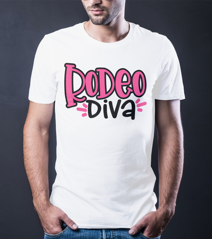 Rodeo Diva Country Cowgirl Princess Girls Western T-Shirt
