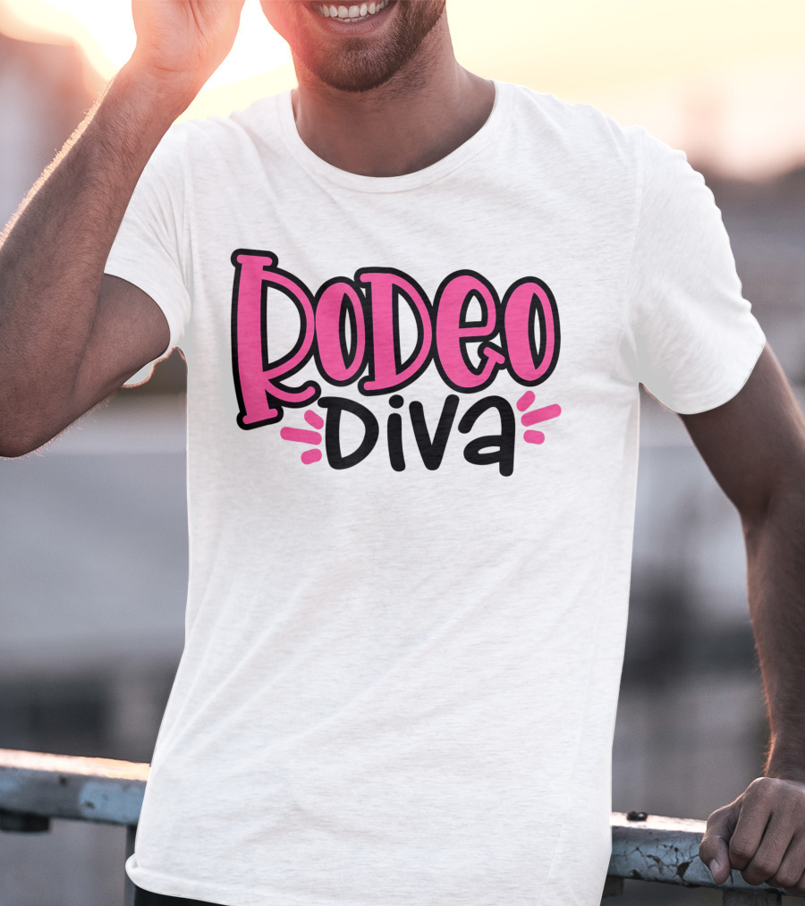 Rodeo Diva Country Cowgirl Princess Girls Western T-Shirt