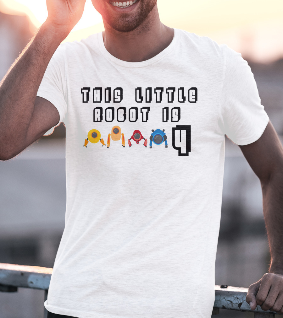 This Little Robot Is 4 Future Robotics Engineer T-Shirt