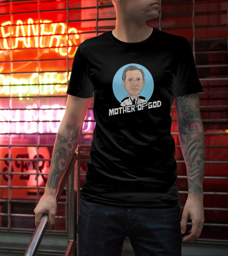 Mother Of God Line Of Duty Cartoon Caricature T-Shirt