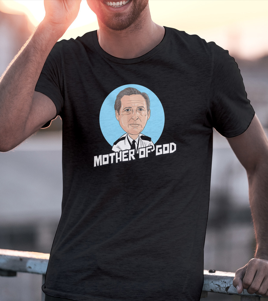 Mother Of God Line Of Duty Cartoon Caricature T-Shirt