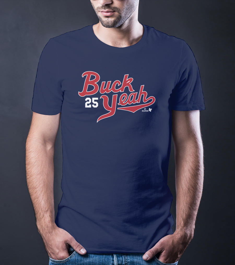 Buck Yeah 25 Players Navy Blue T-Shirt