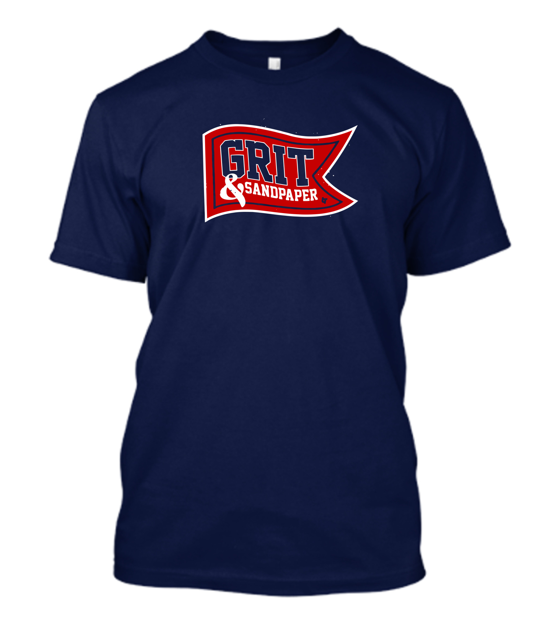Grit And Sandpaper Red Flag Banner T-Shirt