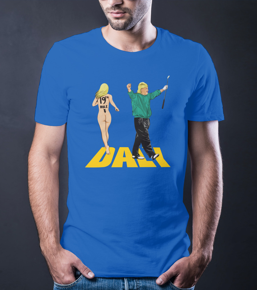 John Daly 19Th Hole Celebratory Pose With Golf Club T-Shirt