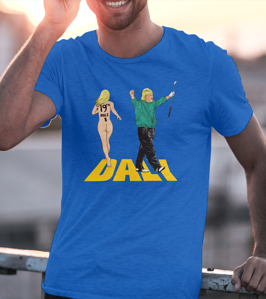 John Daly 19Th Hole Celebratory Pose With Golf Club T-Shirt