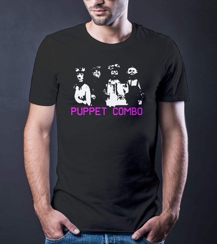 Puppet Combo Horror VHS Aesthetic T-Shirt