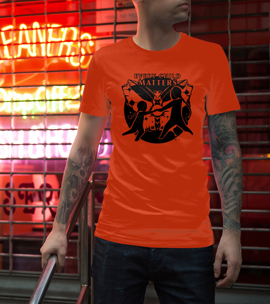 Every Child Matters Flying Back Home Butterfly Connection T-Shirt