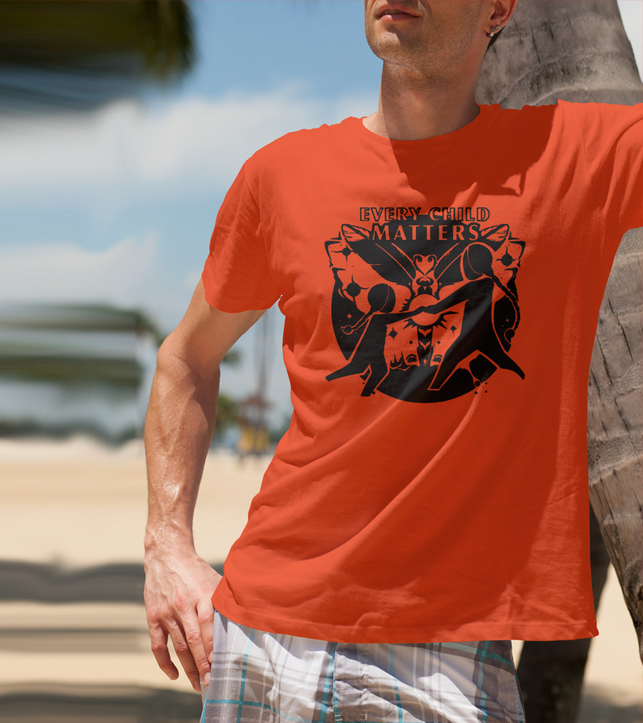 Every Child Matters Flying Back Home Butterfly Connection T-Shirt