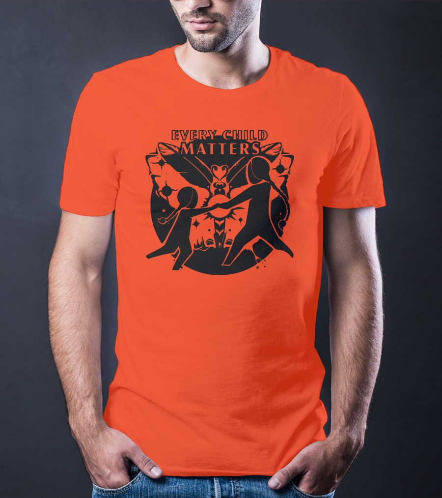 Every Child Matters Flying Back Home Butterfly Connection T-Shirt