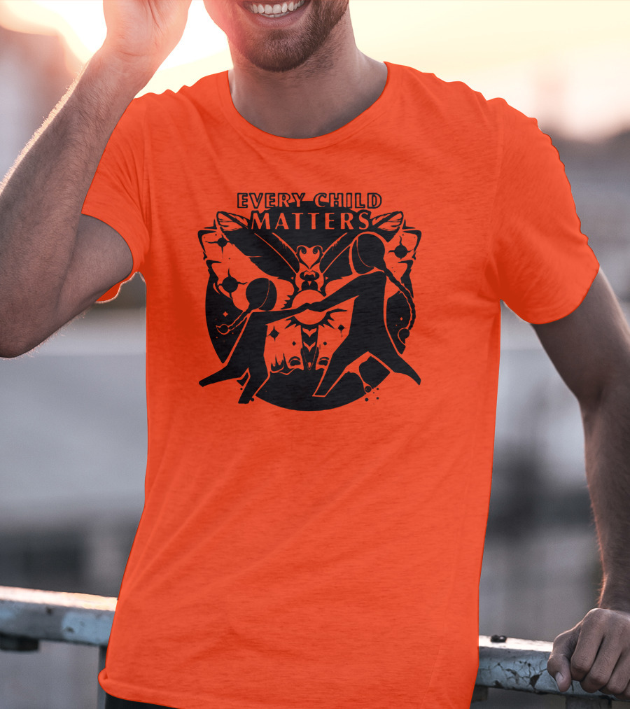 Every Child Matters Flying Back Home Butterfly Connection T-Shirt