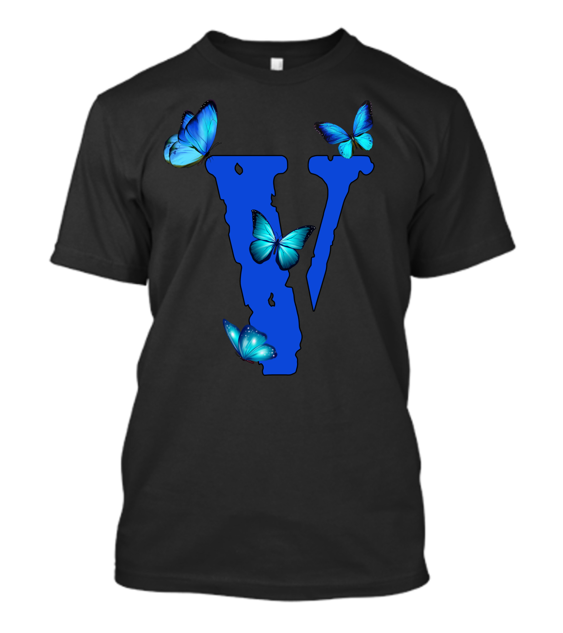 Vlone V Blue Butterfly Collection T-Shirt