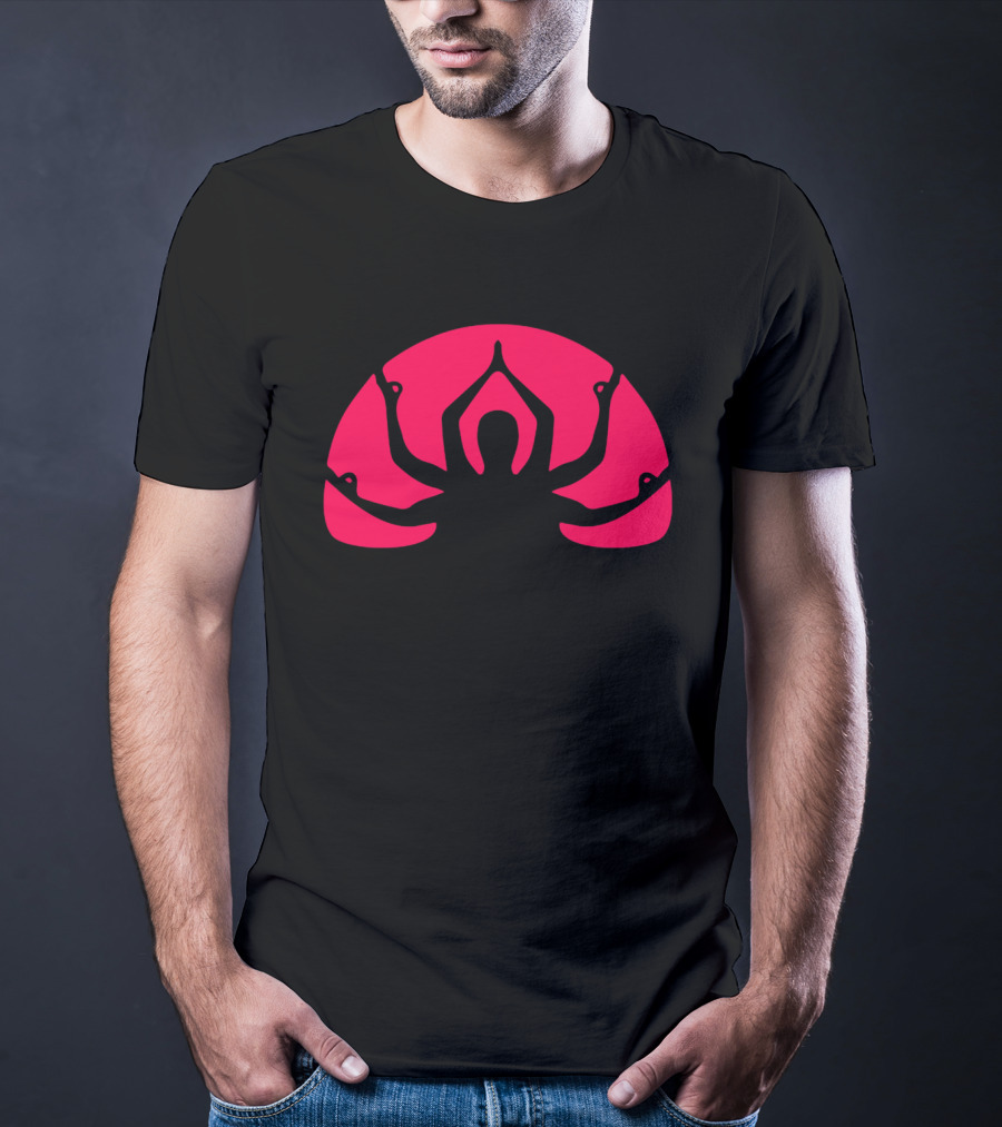 Duality Meditation Pose Mandala Yoga Fashion Trends T-Shirt