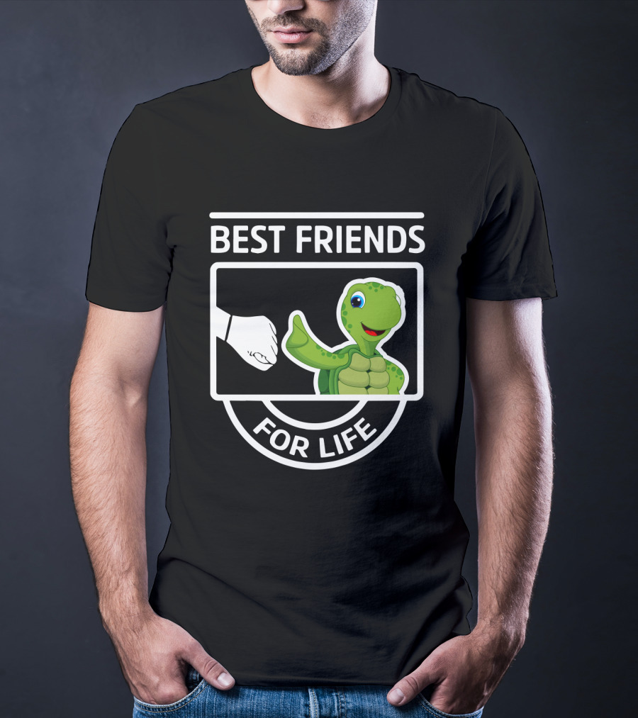 Best Friends For Life Turtle Fist Bump T-Shirt