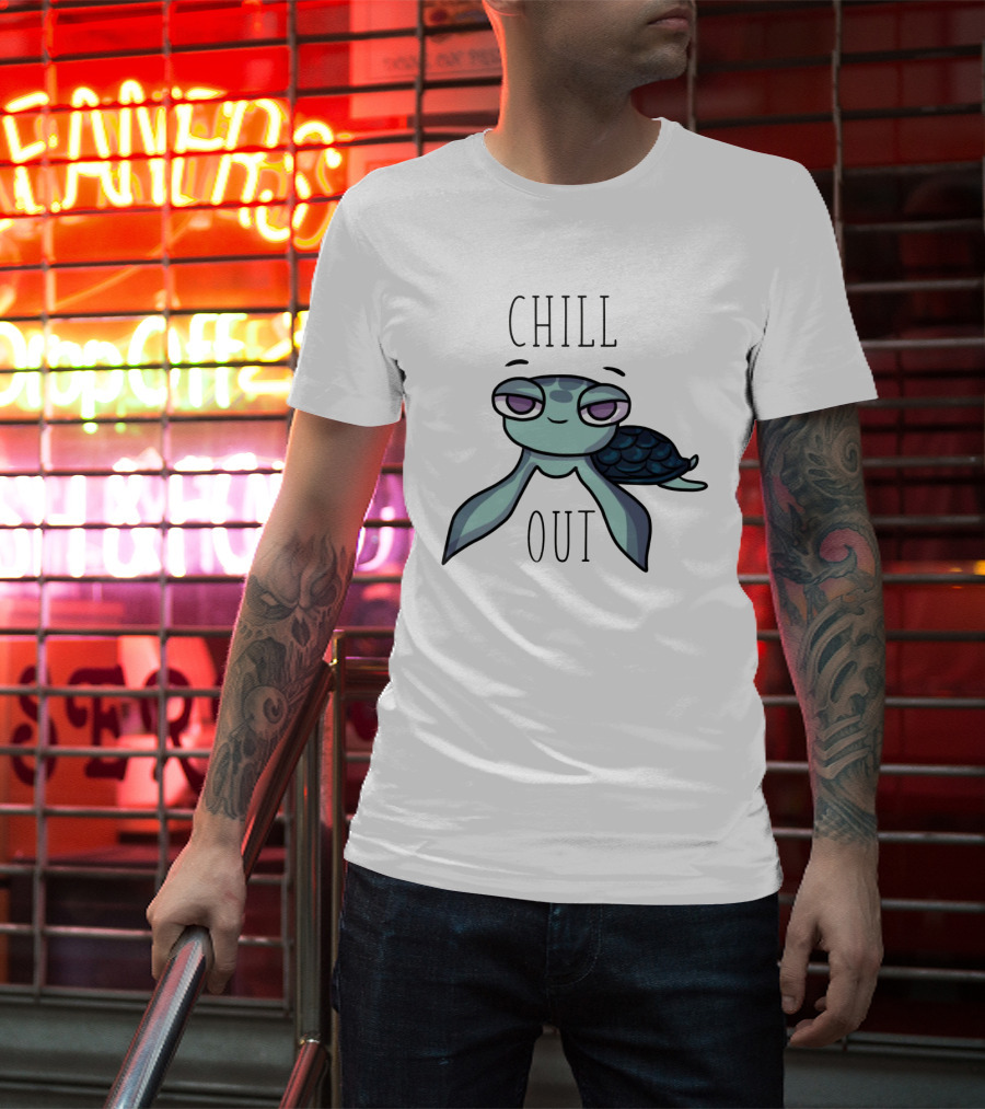 Chill Out With The Relaxed Turtle Charm T-Shirt