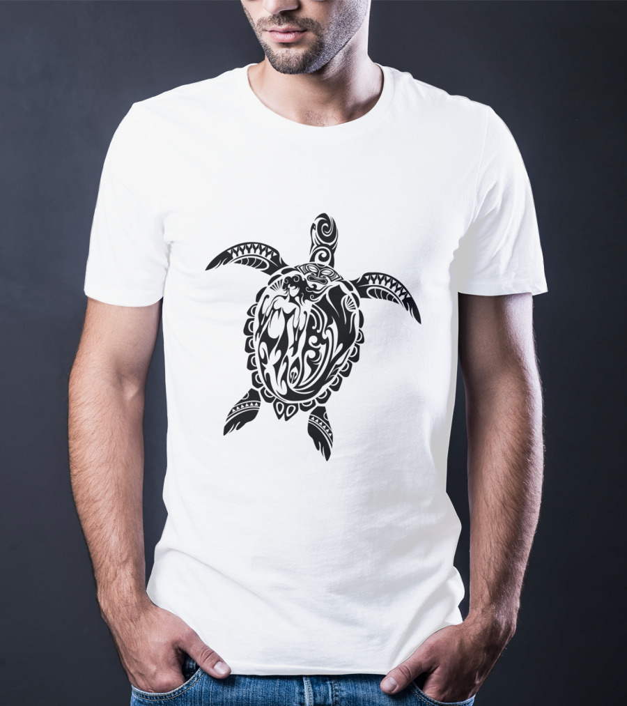 Turtle Turtles Polynesian Tribal Sea Turtle T-Shirt