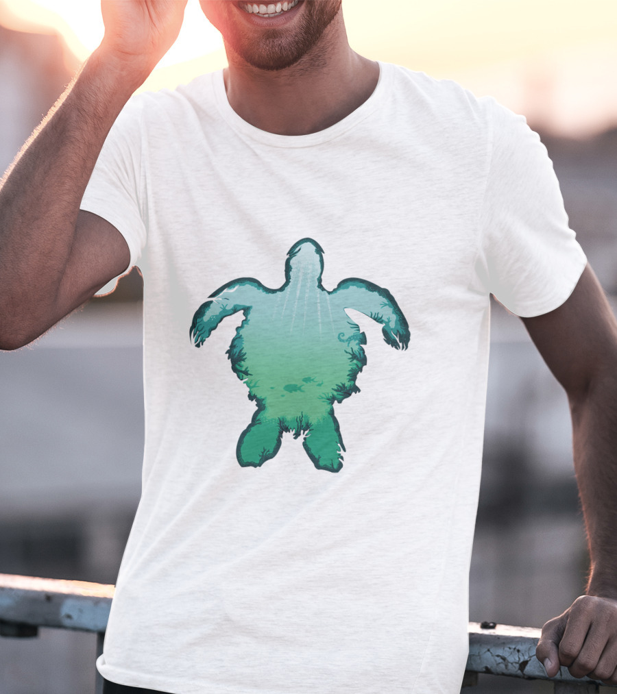 Turtle Green Ocean T-Shirt