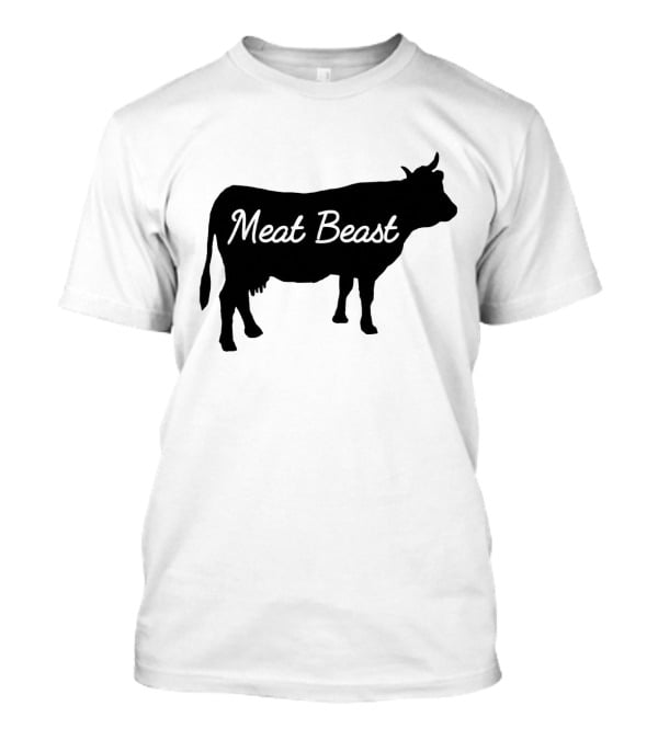 Meat Beast Bold Cow T-Shirt