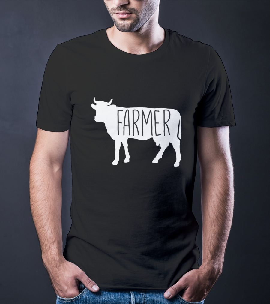 Farmer Cow T-Shirt