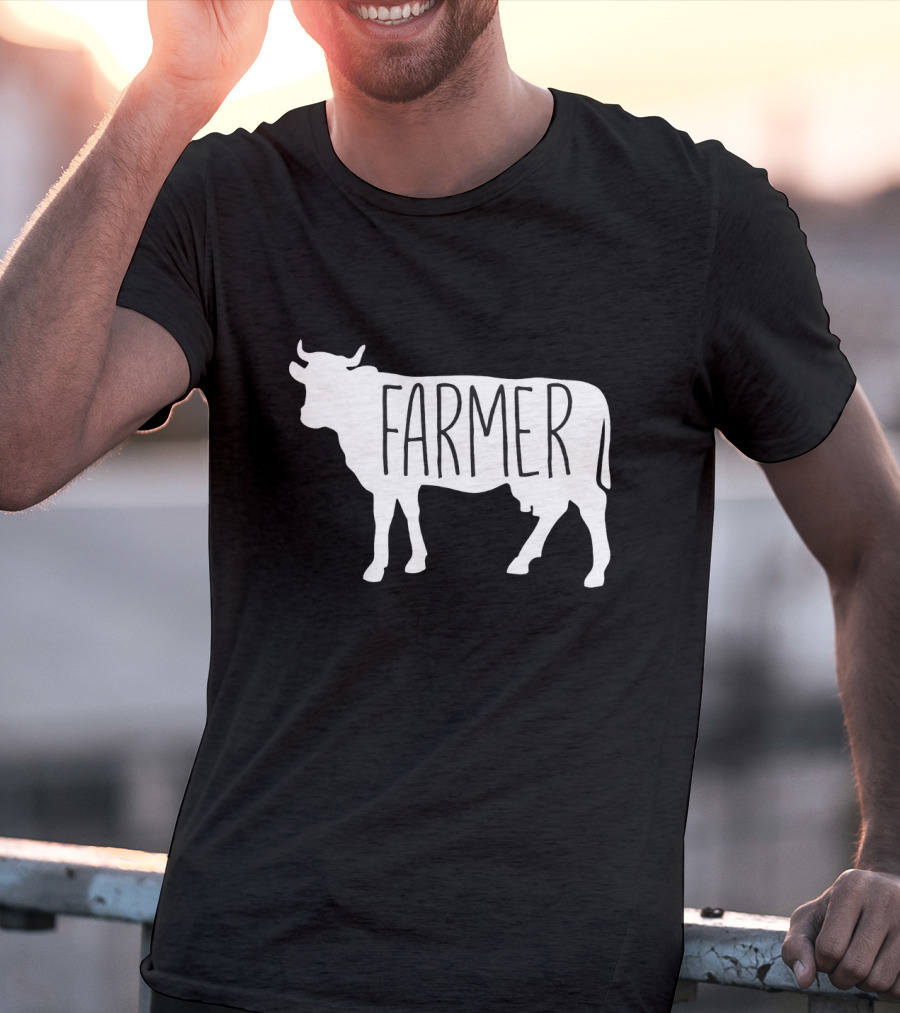 Farmer Cow T-Shirt