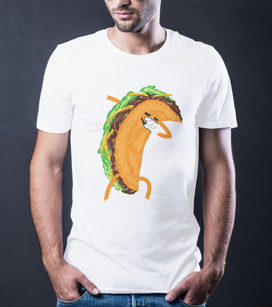 Tacos Tacos Tacos Tacos Dancing Taco Character T-Shirt