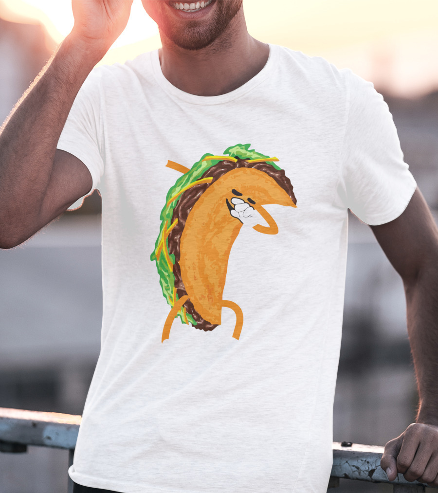 Tacos Tacos Tacos Tacos Dancing Taco Character T-Shirt