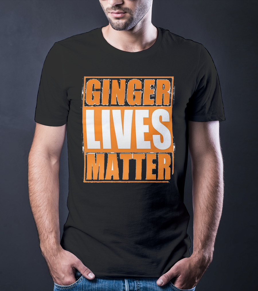 Ginger Lives Matter Funny Gingers Redhead T-Shirt