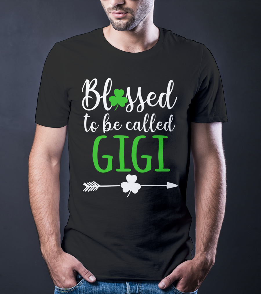 Blessed To Be Called GiGi Shamrocks Arrow T-Shirt