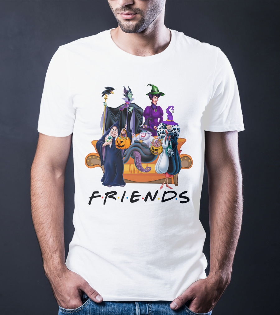FRIENDS Halloween Villains Couch Scene T-Shirt