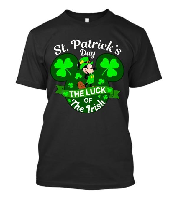 St. Patrick's Day Mickey The Luck Of The Irish T-Shirt