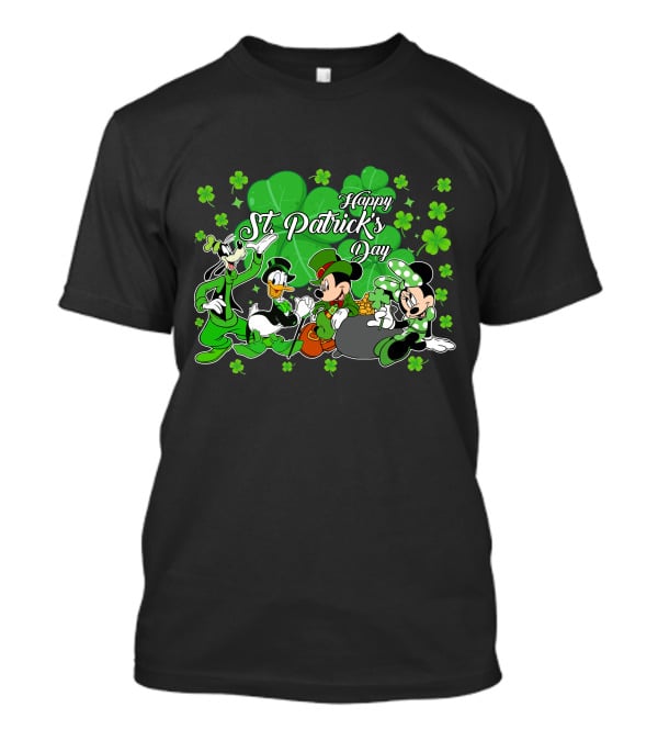 Happy St. Patrick's Day Mickey And Friends T-Shirt
