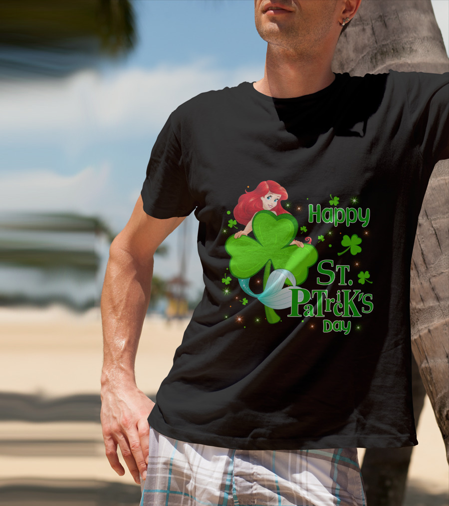 Happy St. Patrick's Day Ariel T-Shirt