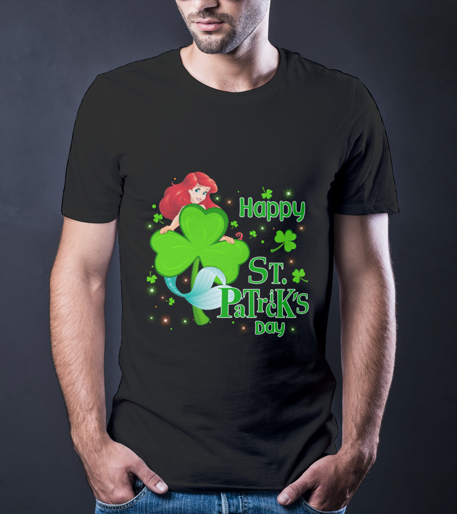 Happy St. Patrick's Day Ariel T-Shirt
