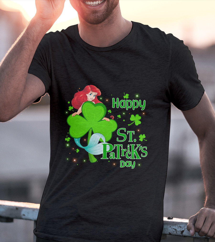 Happy St. Patrick's Day Ariel T-Shirt