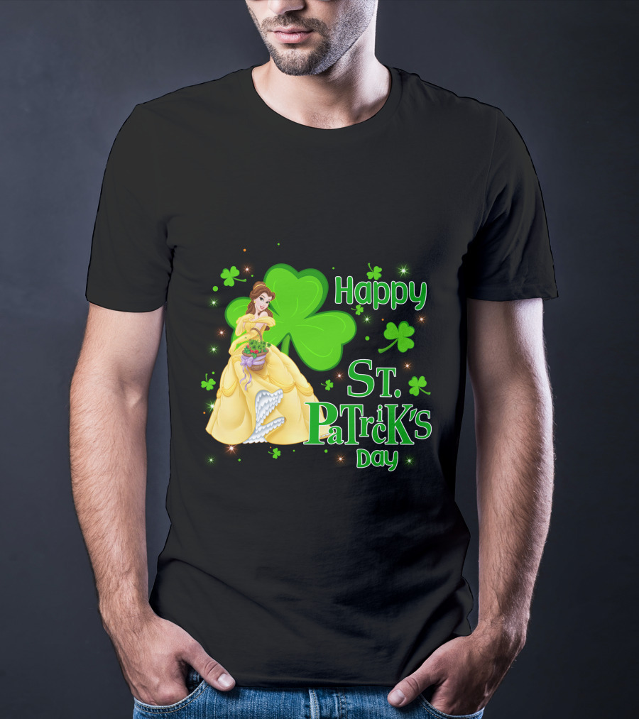 Happy St. Patrick's Day Belle Clover T-Shirt