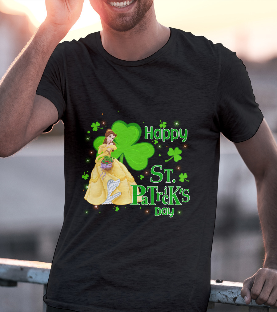 Happy St. Patrick's Day Belle Clover T-Shirt