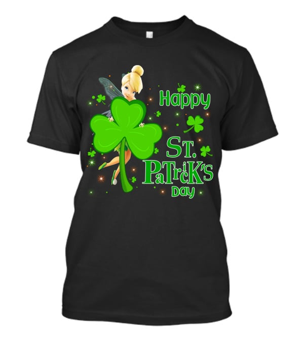 Tinkerbell Happy St. Patrick's Day T-Shirt